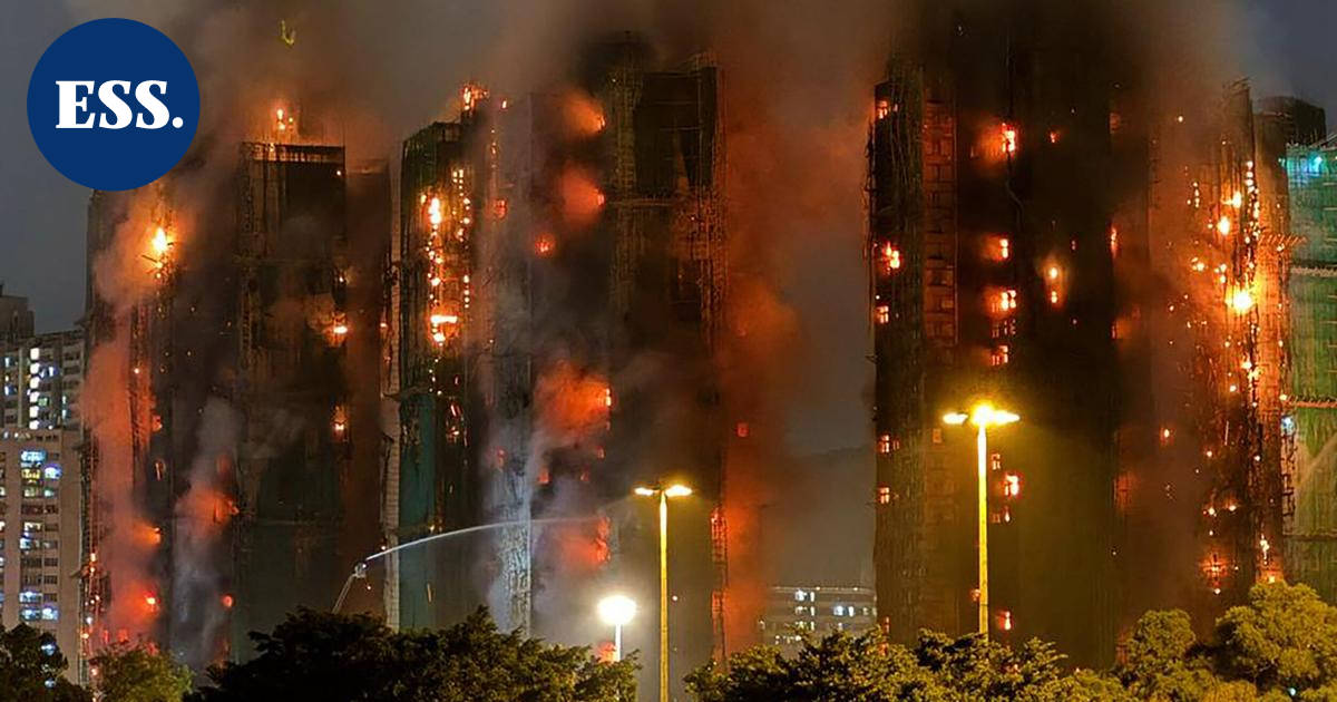 Hongkongin tornitalojen tulipalosta nostettiin syytteitä – kuvituskuva
