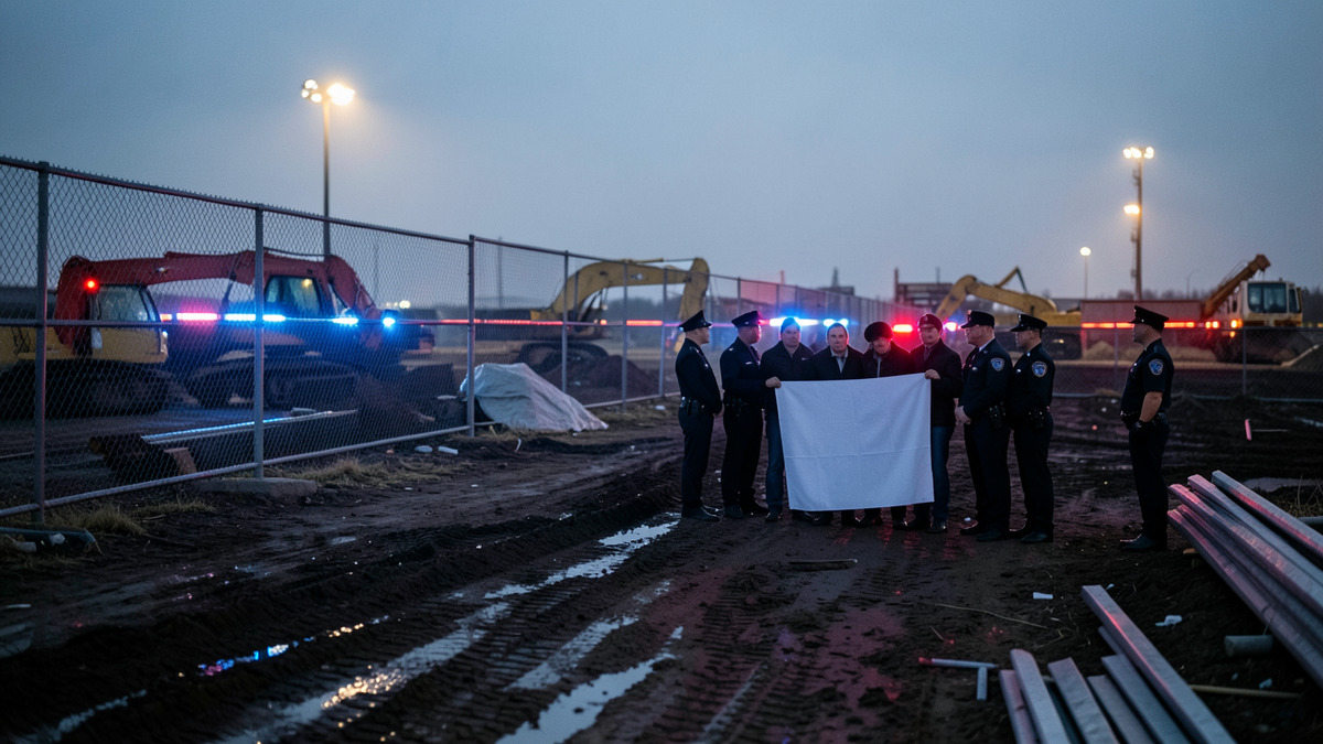 Poliisi pidätti kolme mielenosoittajaa TNT-tehtaan työmaalla Noormarkussa – kuvituskuva