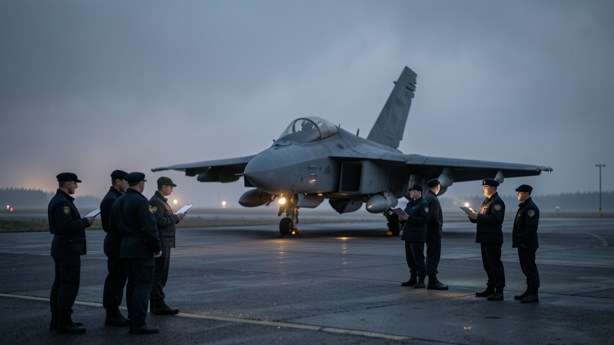 Rovaniemen Hornet-turman syy selvisi: virheellisesti suoritettu taitolentoliike – kuvituskuva