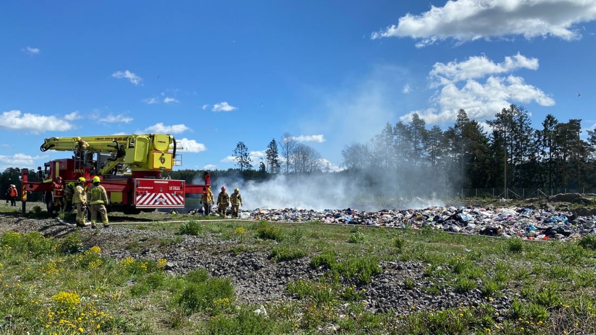 Sekajätekasa syttyi palamaan Turun Topinojan jätekeskuksessa – kuvituskuva
