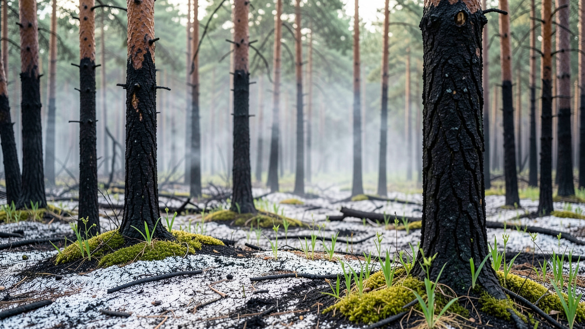 Suomessa moni laji hyötyisi metsäpaloista – suurpalojen uhka on pieni, vaikka ilmasto lämpenee – kuvituskuva