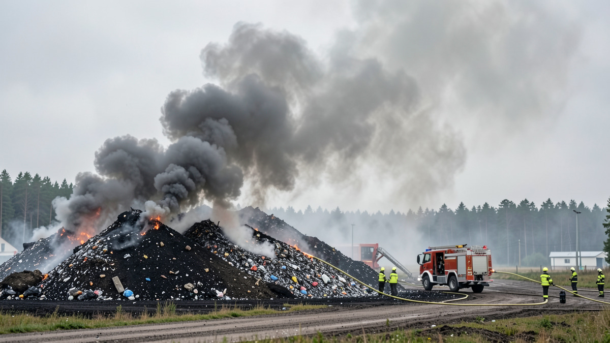 Vaaratiedote Janakkalaan: Runsaasti terveydelle vaarallista savua ilmassa – kuvituskuva